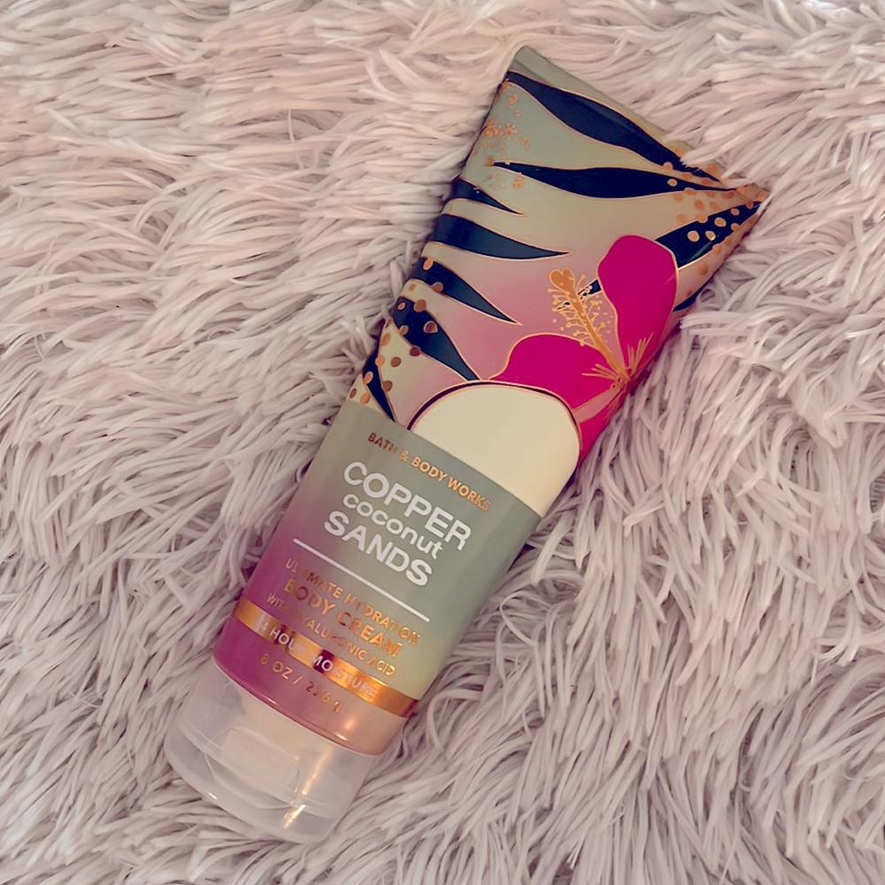 New! Bath and Body Works COPPER COCONUT SANDS ultimate hydration body cream